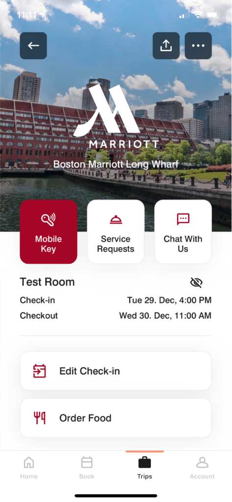Marriott smart technology