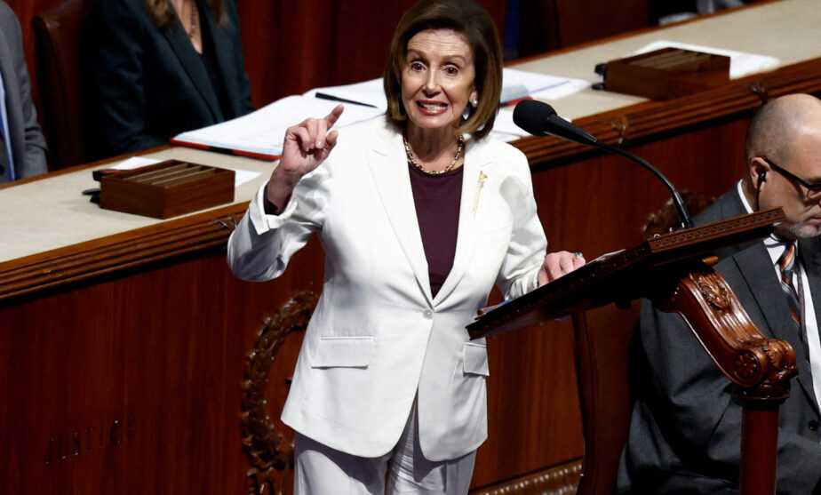 Pelosi backs adding TikTok government device ban to funding bill