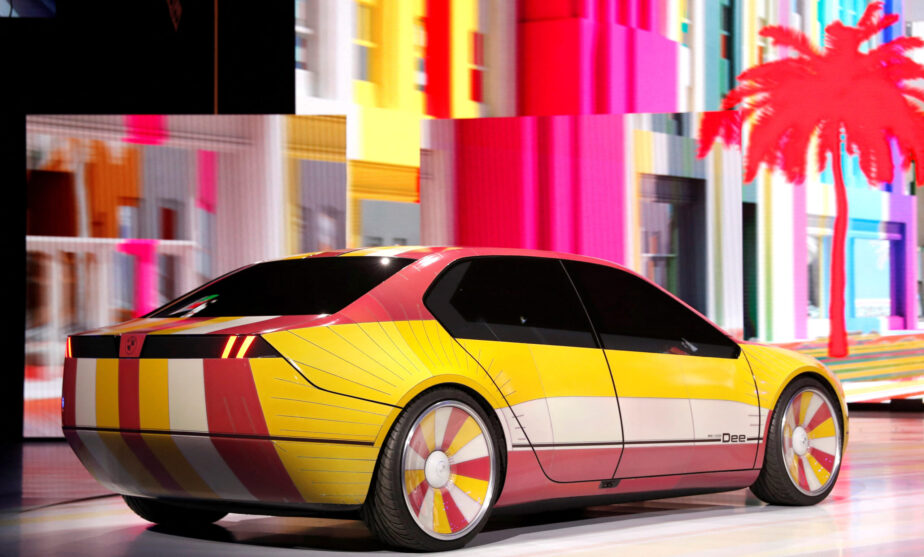 BMW teases a talking car that shifts colors like a chameleon