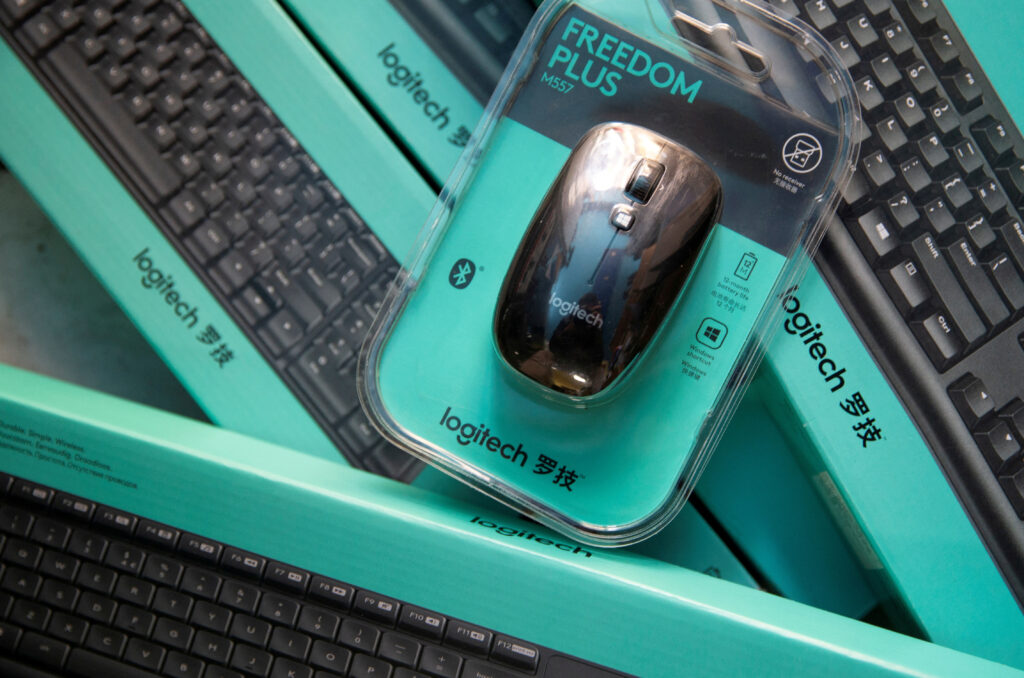 Logitech quarterly sales fall 22% as slowdown fears bite