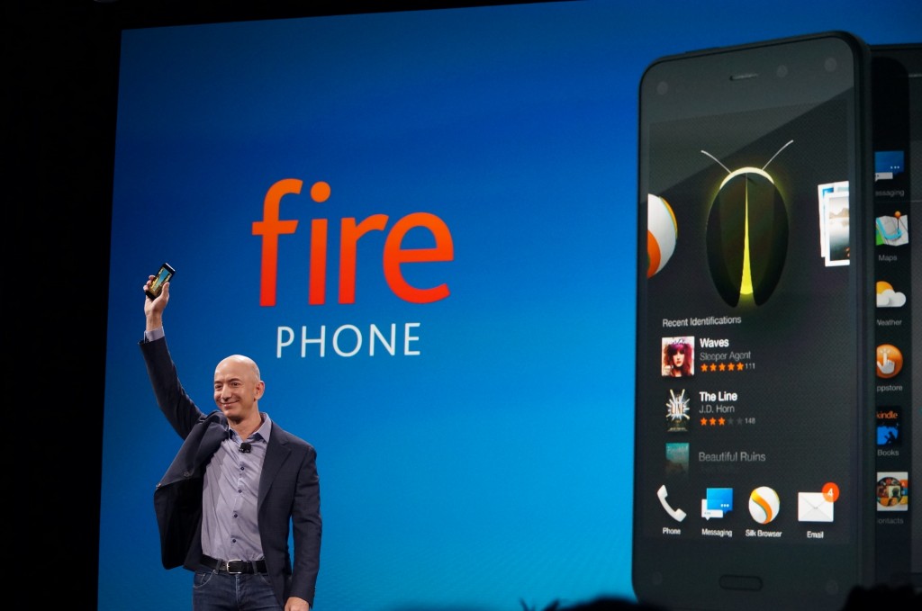 Amazon Fire Phone (credit Geekwire)