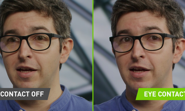 Nvidia Broadcast deepfakes your eyes to make you look at the camera