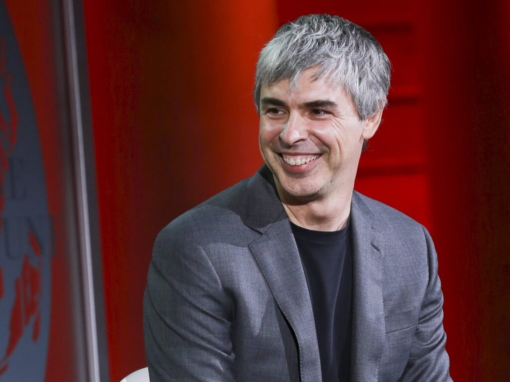 Larry Page (credit Larry Page Facebook page)