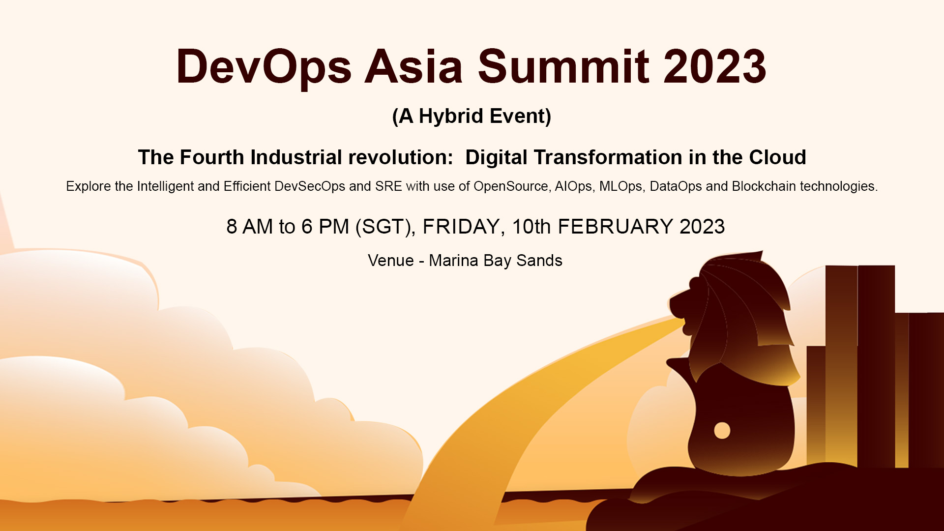 DevOps Asia Summit 2023 what to expect?