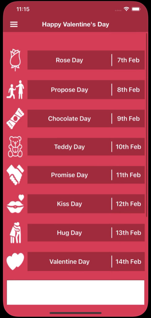 Valentine’s Day cards and wishes (free on iOS)