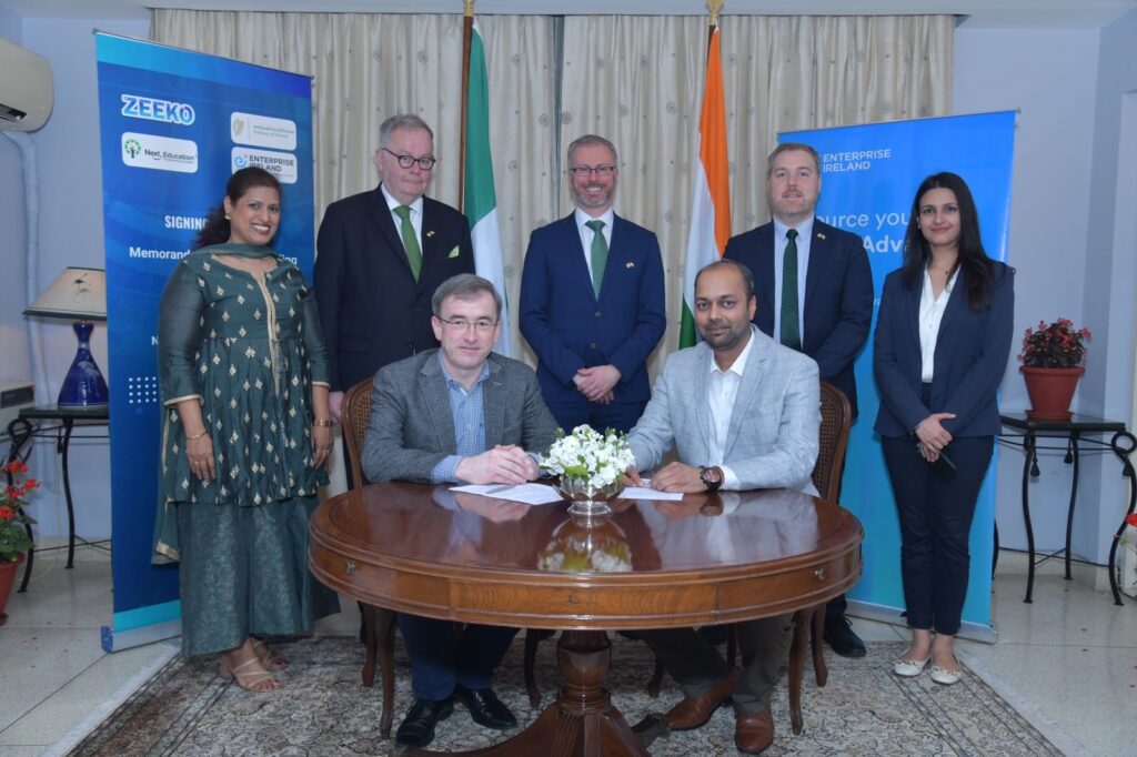 Zeeko, a NovaUCD client company and an Enterprise Ireland backed high-potential start-up (HPSU), has signed a new EdTech partnership with Next Education in India