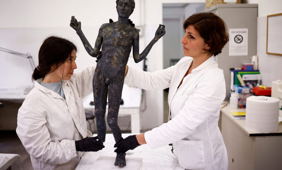 Village bin man helped unearth ancient bronze statues in Tuscany