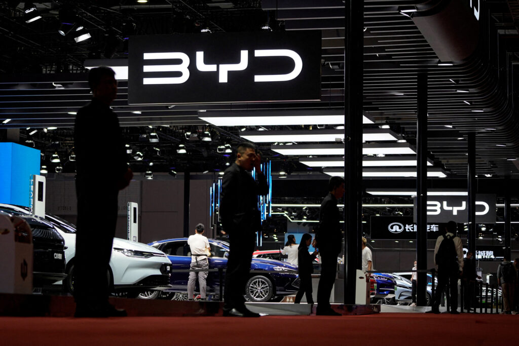 BYD unit buys US firm Jabil's mobile parts business in China for $2.2 billion