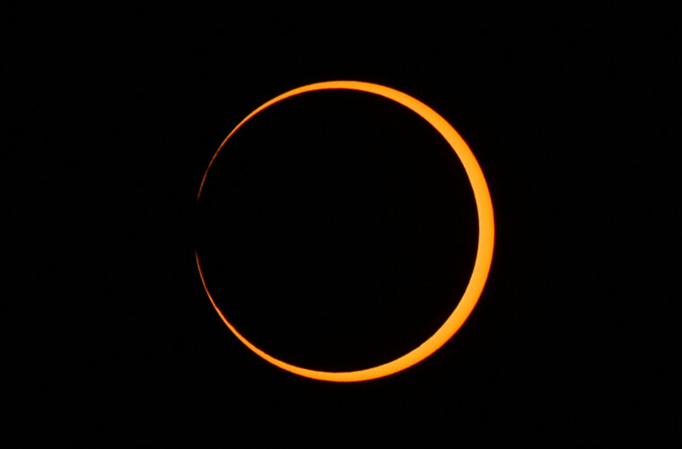 Annular solar eclipse transfixes crowds across the Americas