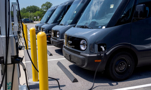 Amazon says it has 10,000 Rivian electric vans in its delivery fleet