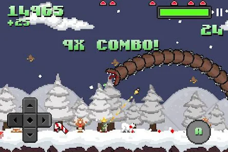 Super Mega Worm Vs Santa Saga
