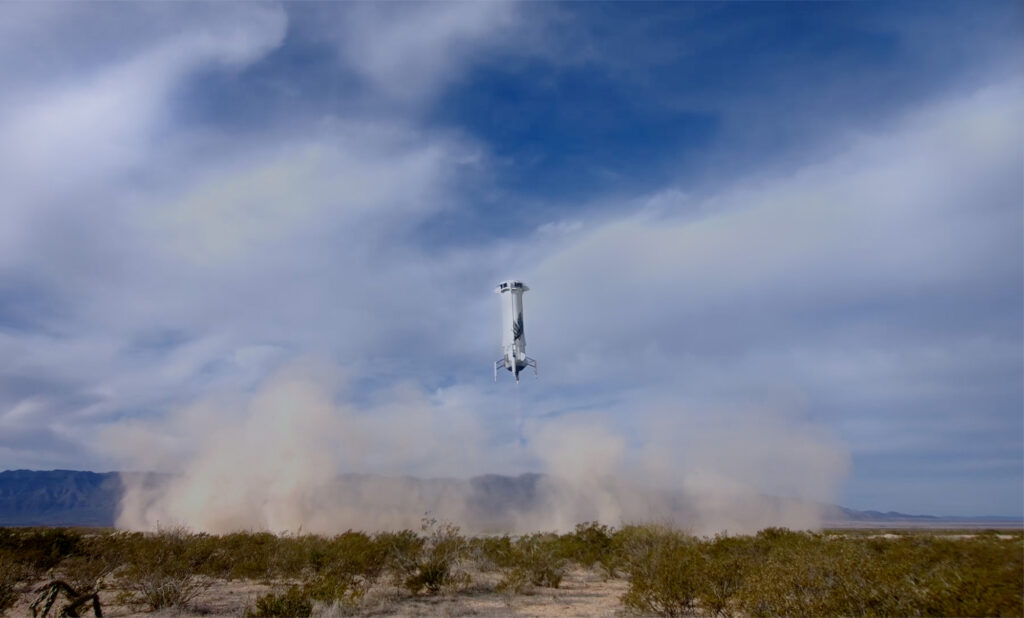 Gary Lai exiting the capsule after touchdown - credit Cornell University