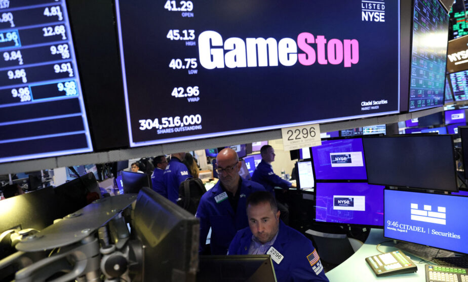 GameStop shares fall as video game retailer faces competition, weak spending