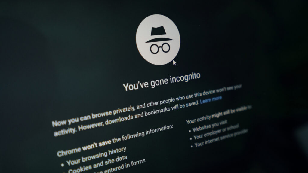 What happens when you use Incognito mode?