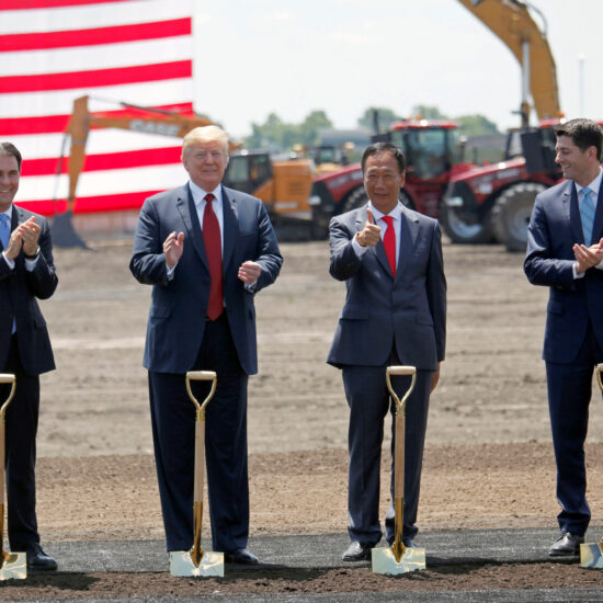 Biden touts new $3.3 billion Microsoft data center at failed Foxconn site Trump backed