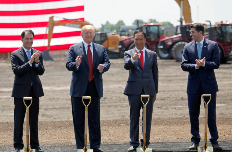 Biden touts new $3.3 billion Microsoft data center at failed Foxconn site Trump backed