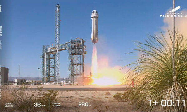 Bezos' Blue Origin launches first crew to edge of space since 2022 grounding