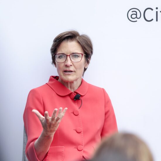 Jane Fraser speaks during the Milken Institute Global Conference in Beverly Hills, California, U.S., on Monday, April 29, 2019. Kyle Grillot | Bloomberg via Getty Images