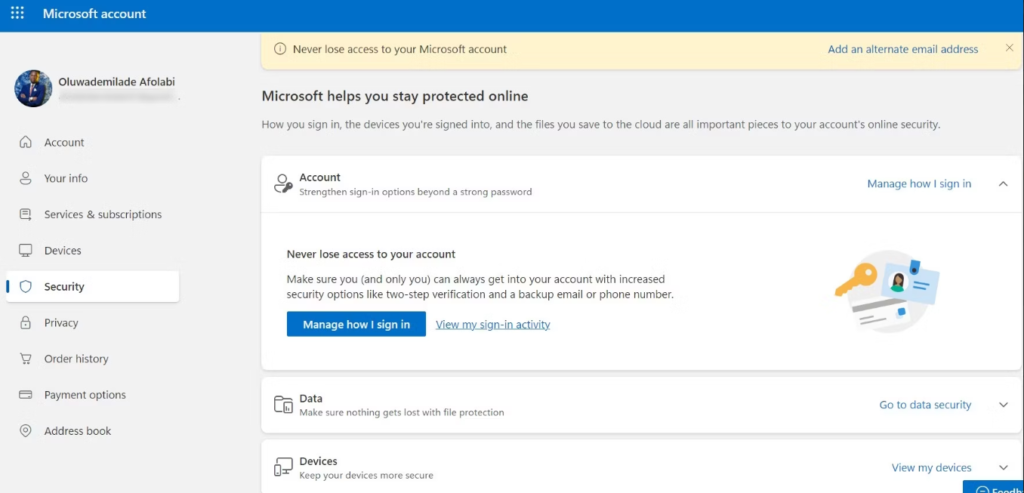 How to set up your Passkey to your Microsoft Account