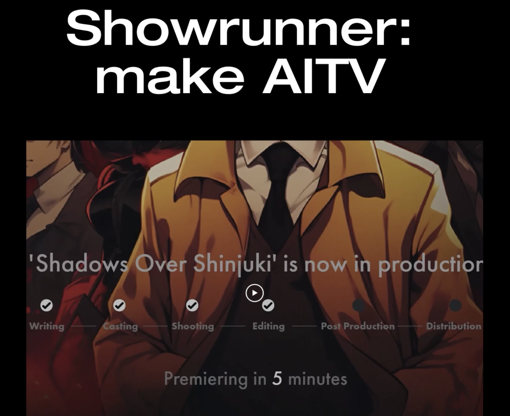 Showrunner AI tv series