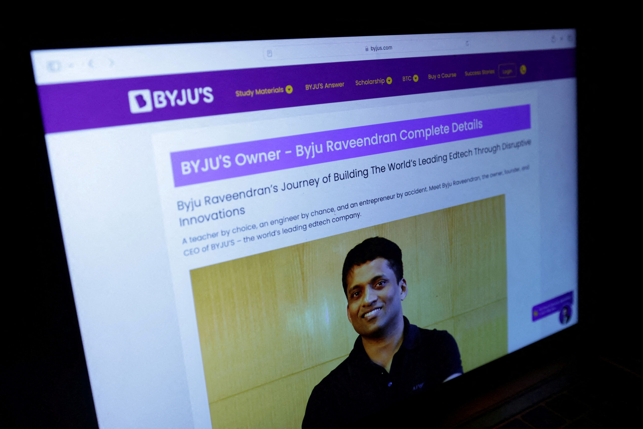 India ed-tech firm Byju's founder faces reckoning as startup implodes