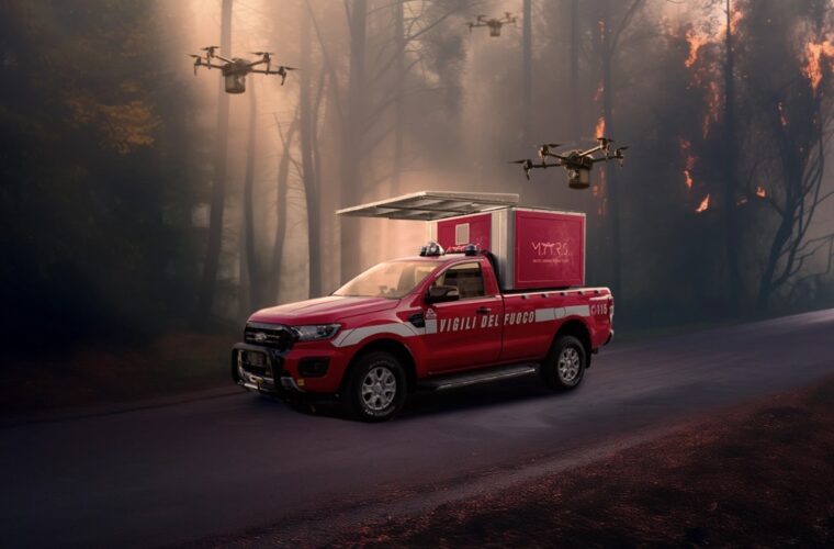 Drones and AI, startup develops fire monitoring platform