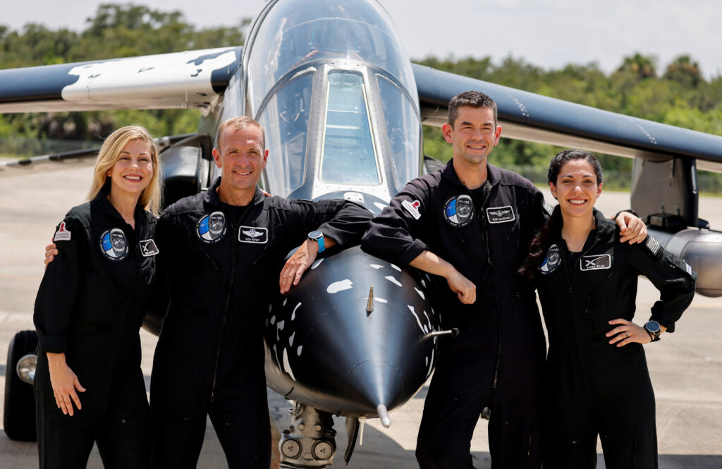 SpaceX's Polaris crew set for first private spacewalking mission next week