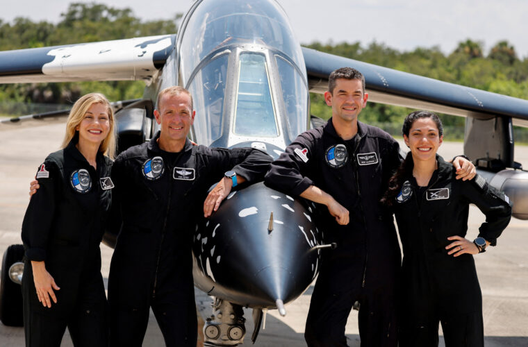 SpaceX's Polaris crew set for first private spacewalking mission next week