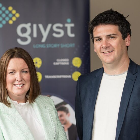 Pictured are, Avril Power, COO, and co-founder, Giyst and Colm Murphy, CEO, and co-founder, Giyst.