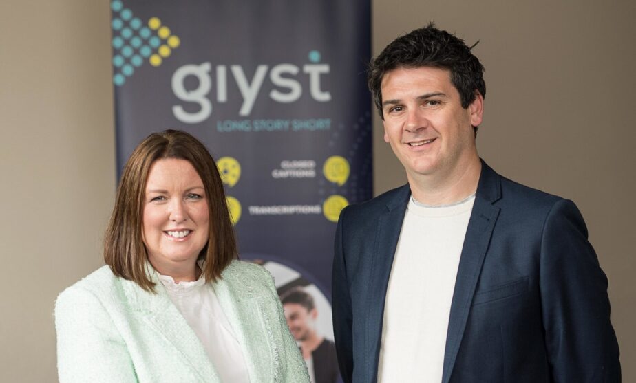 Pictured are, Avril Power, COO, and co-founder, Giyst and Colm Murphy, CEO, and co-founder, Giyst.