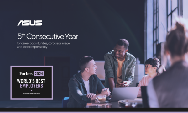 ASUS achieves Forbes' World's Best Employers list for fifth consecutive year