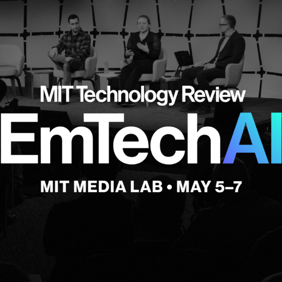 MIT Technology Review presents EmTech AI, the longest running AI business conference