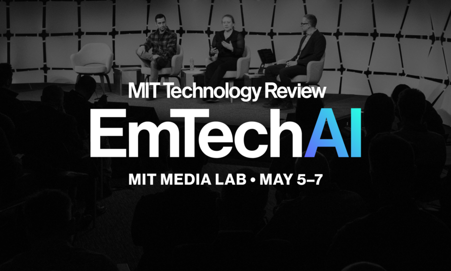 MIT Technology Review presents EmTech AI, the longest running AI business conference