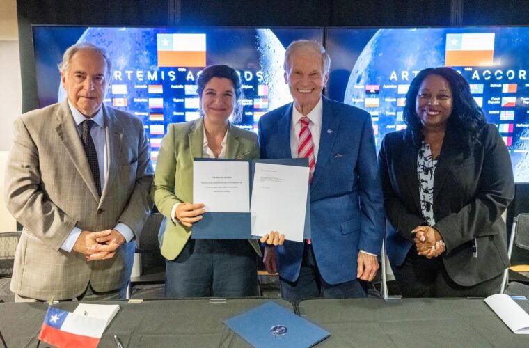 NASA welcomes Chile as newest Artemis Accords Signatory