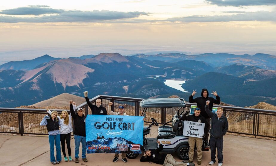 Trojan Lithium OnePack™ powers Golf Cart to top of Pikes Peak