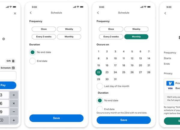 Venmo introduces the ability to schedule payments and requests
