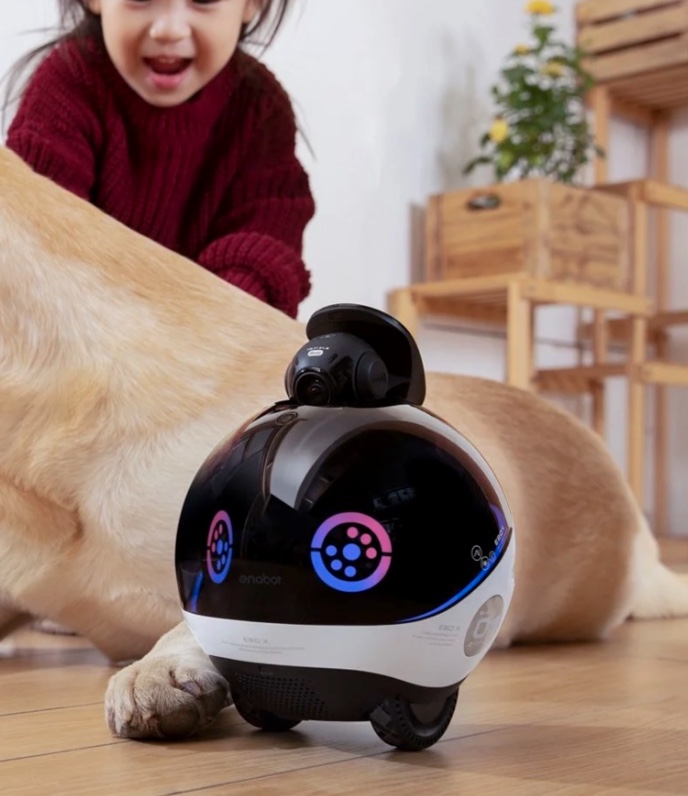 EBO X is the domestic robot guardian for the family