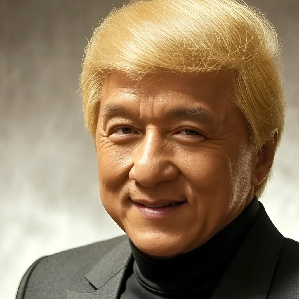 Jackie Chan Trump Hairstyle X