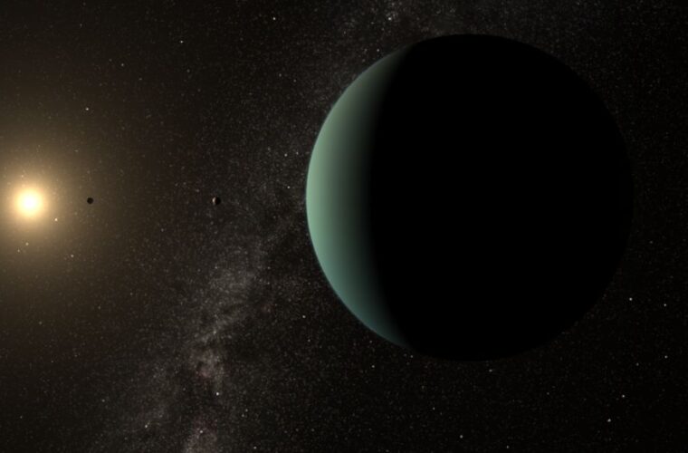 A habitable super-Earth is near our planet